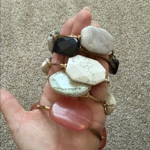 Bourbon and Boweties Bracelets - lot of 5